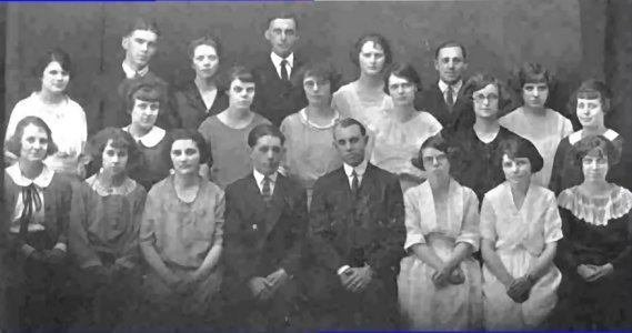 Adams High School Senior Class Photo 1923