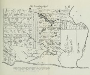 Outline Map of Argyle Patent
