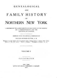 Genealogical and Family History of Northern New York