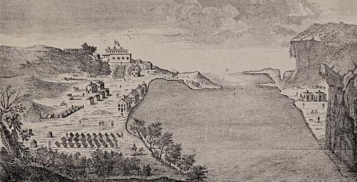 Port Oswego At Oswego In 1855 (From An Old Print)
