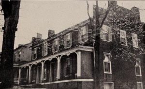 The old brick tavern at Gouverneur, a famous stage coach tavern